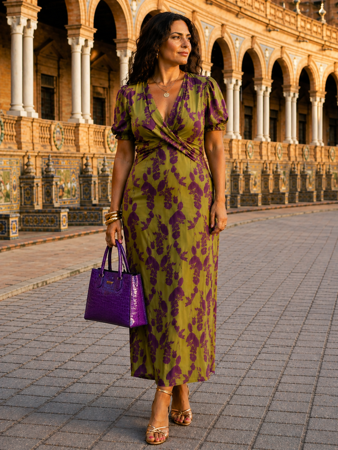 Lunelle Printed Midi