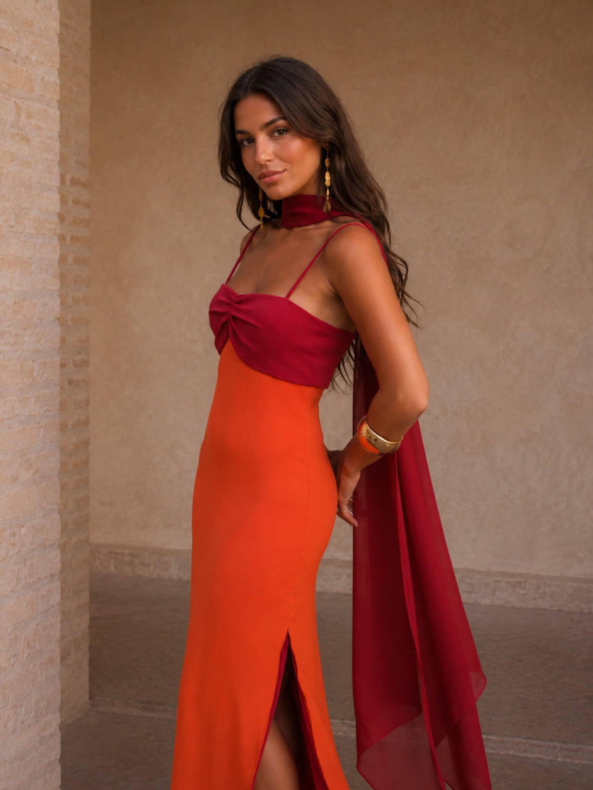 Alessa Scarf Maxi