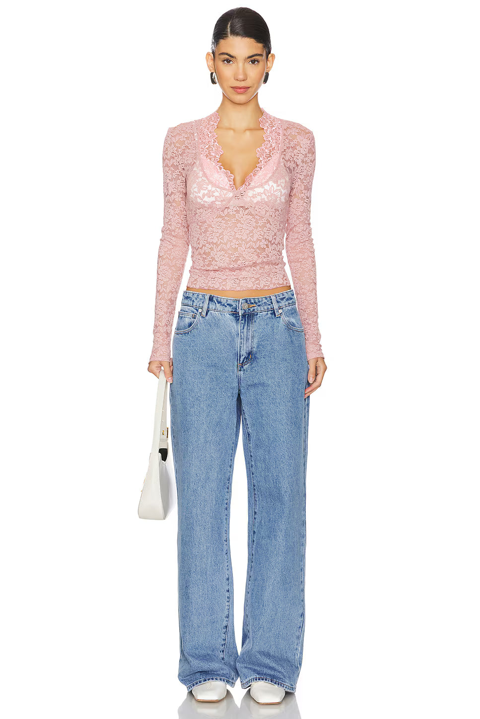 Serene Lace Longsleeve Top