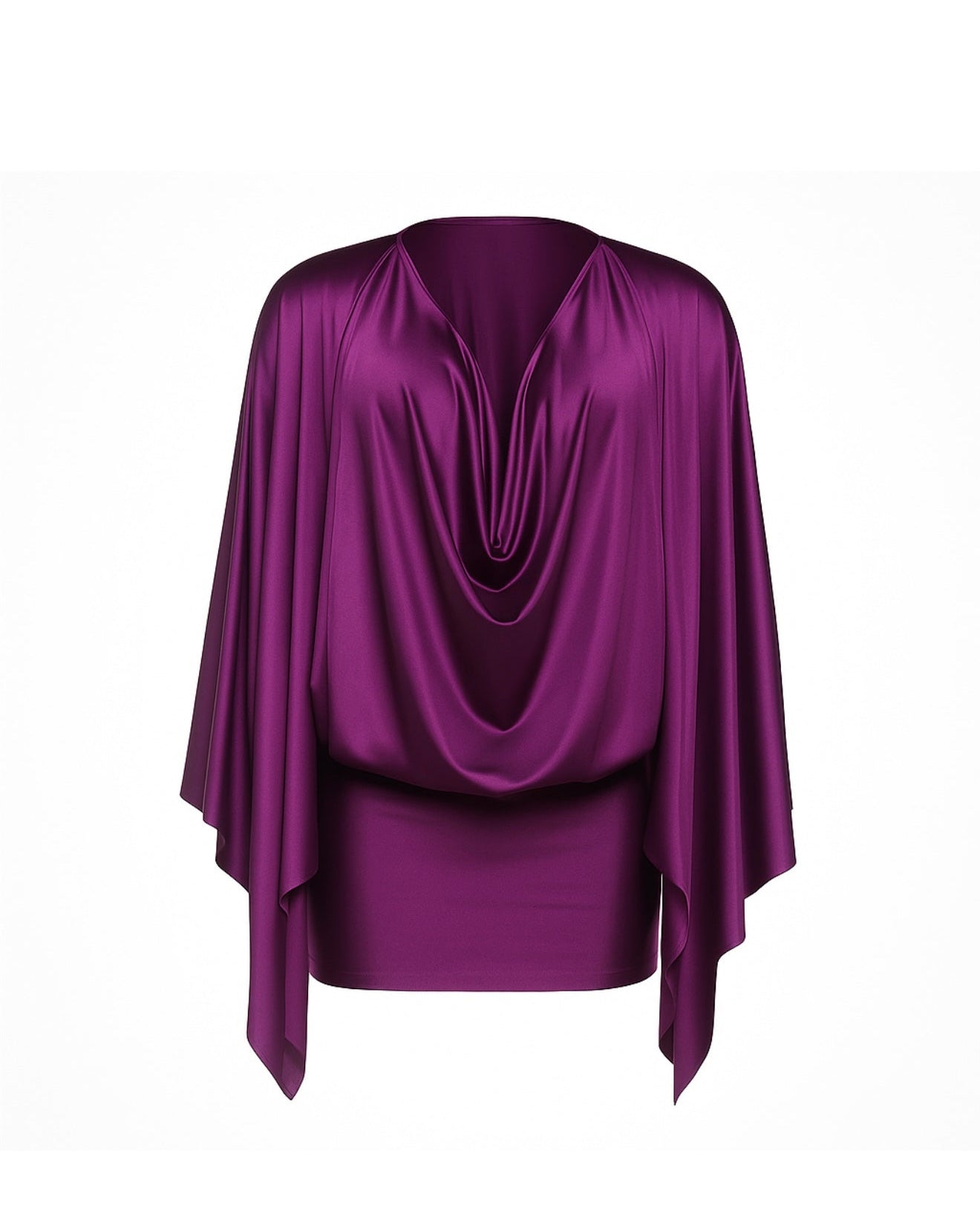 Evelyn Draped Mini Dress