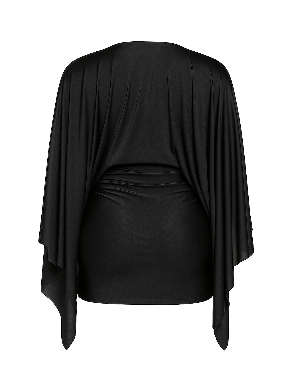 Evelyn Draped Mini Dress