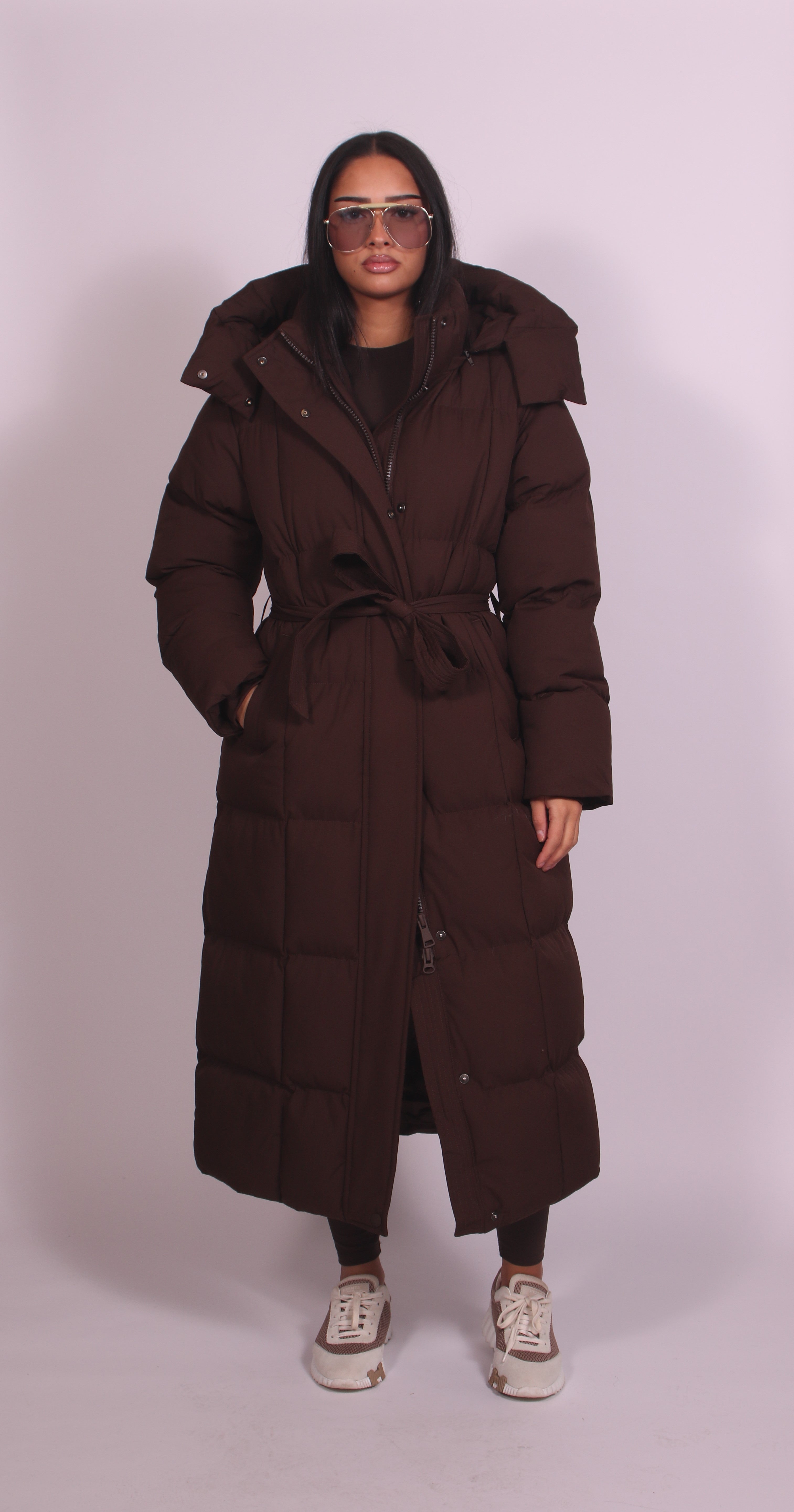 Hooded Puffer Coat | Arlène
