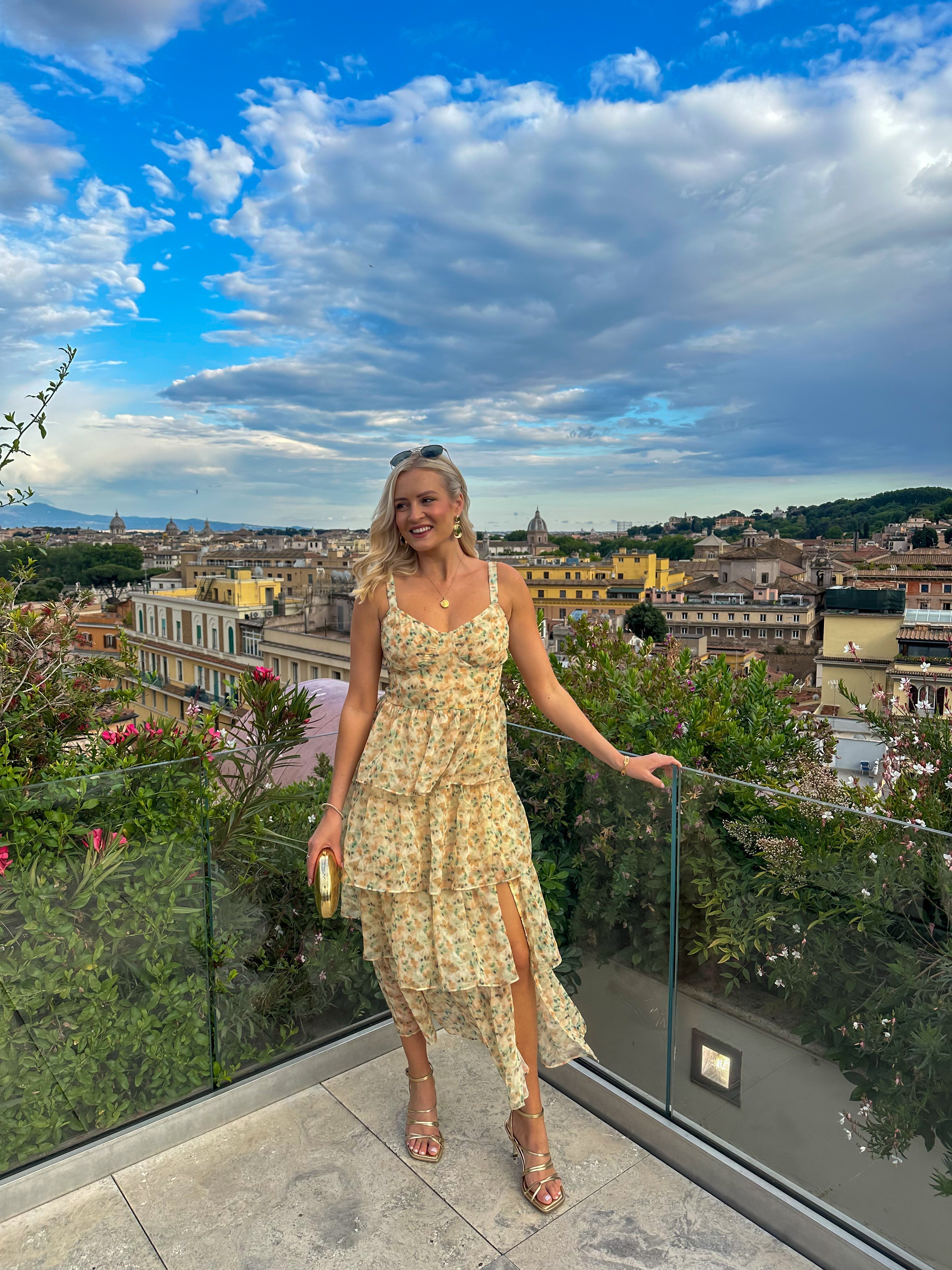 Puglia Ruffle Maxi Dress