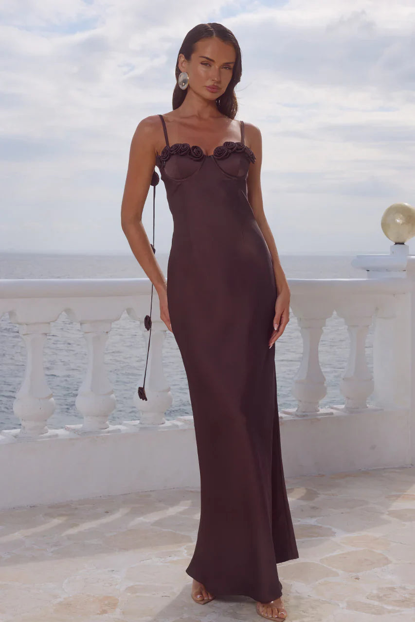 Flora Strap Maxi Dress