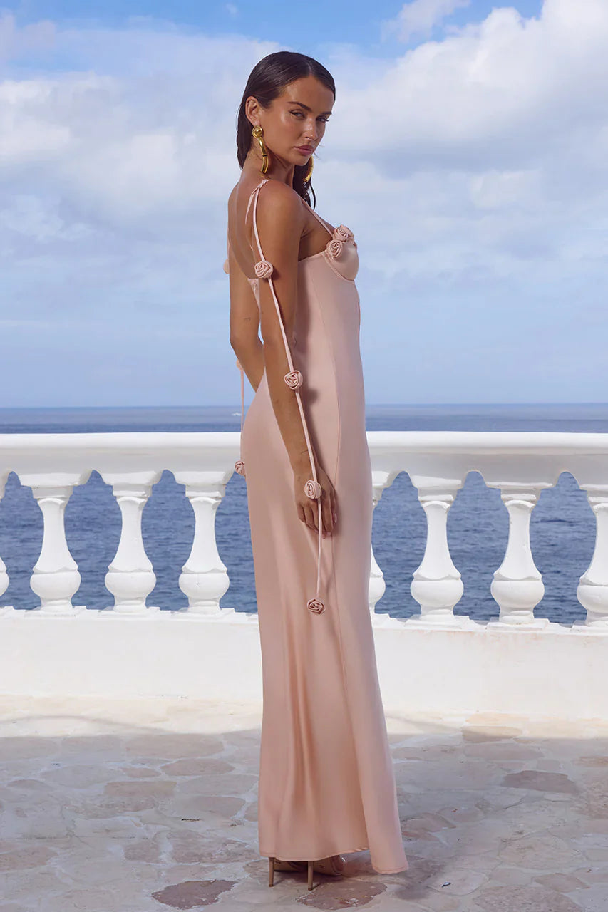 Flora Strap Maxi Dress