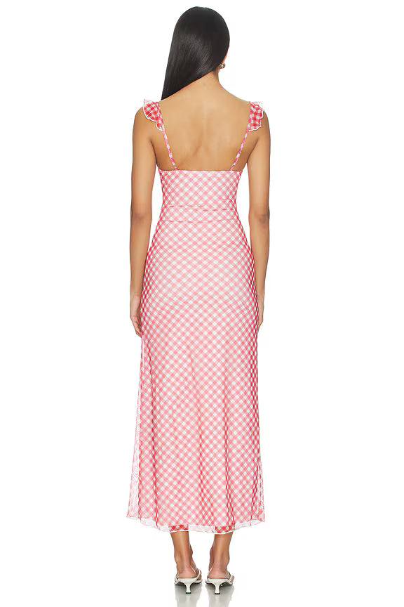 Lyra Ruffle Maxi Dress