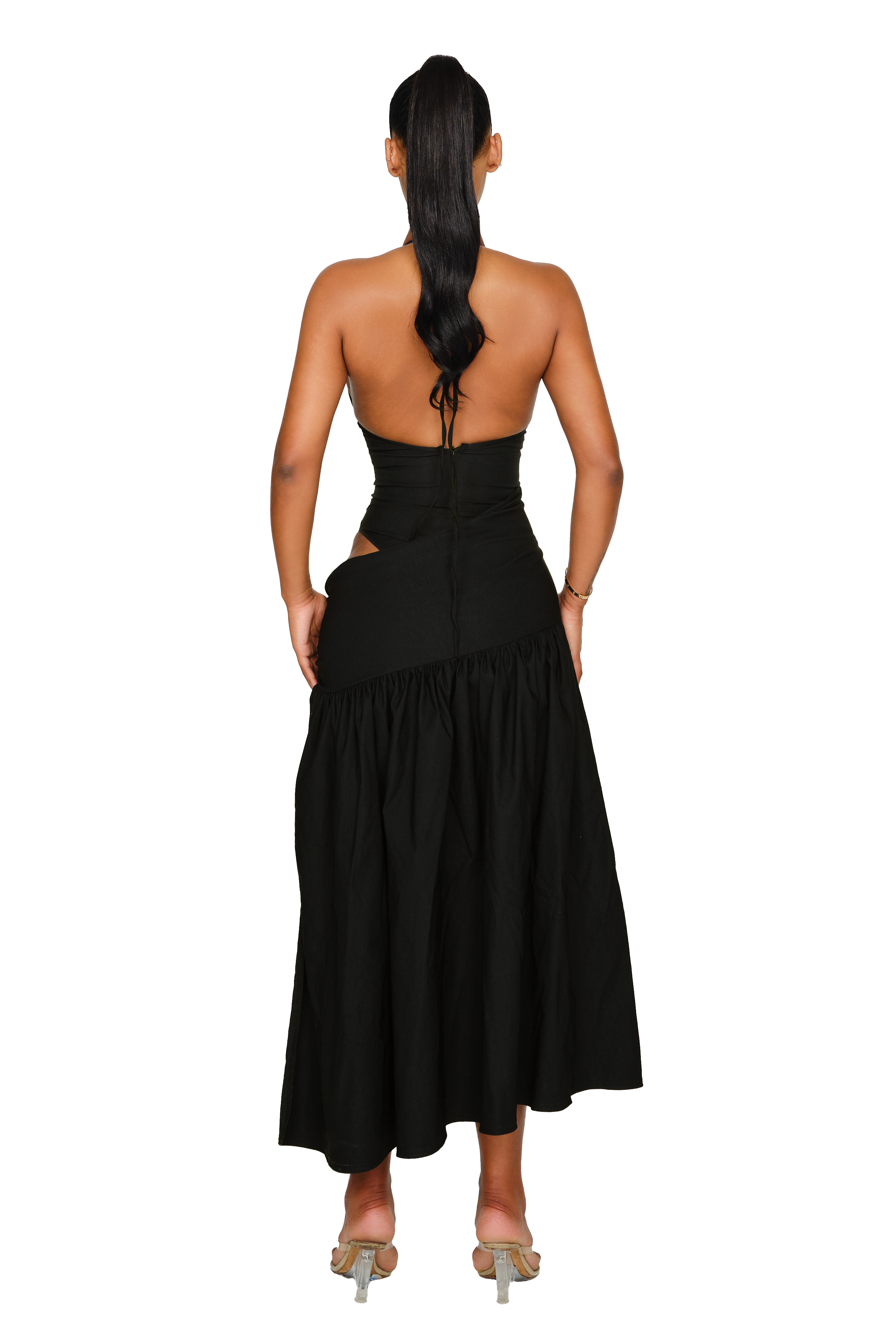 Mirage Halter Midi Dress