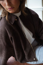 Suede Effect Jacket