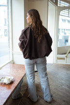 Suede Effect Jacket