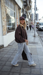 Suede Effect Jacket