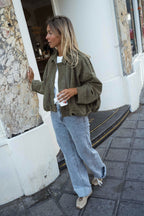 Suede Effect Jacket