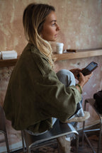 Suede Effect Jacket