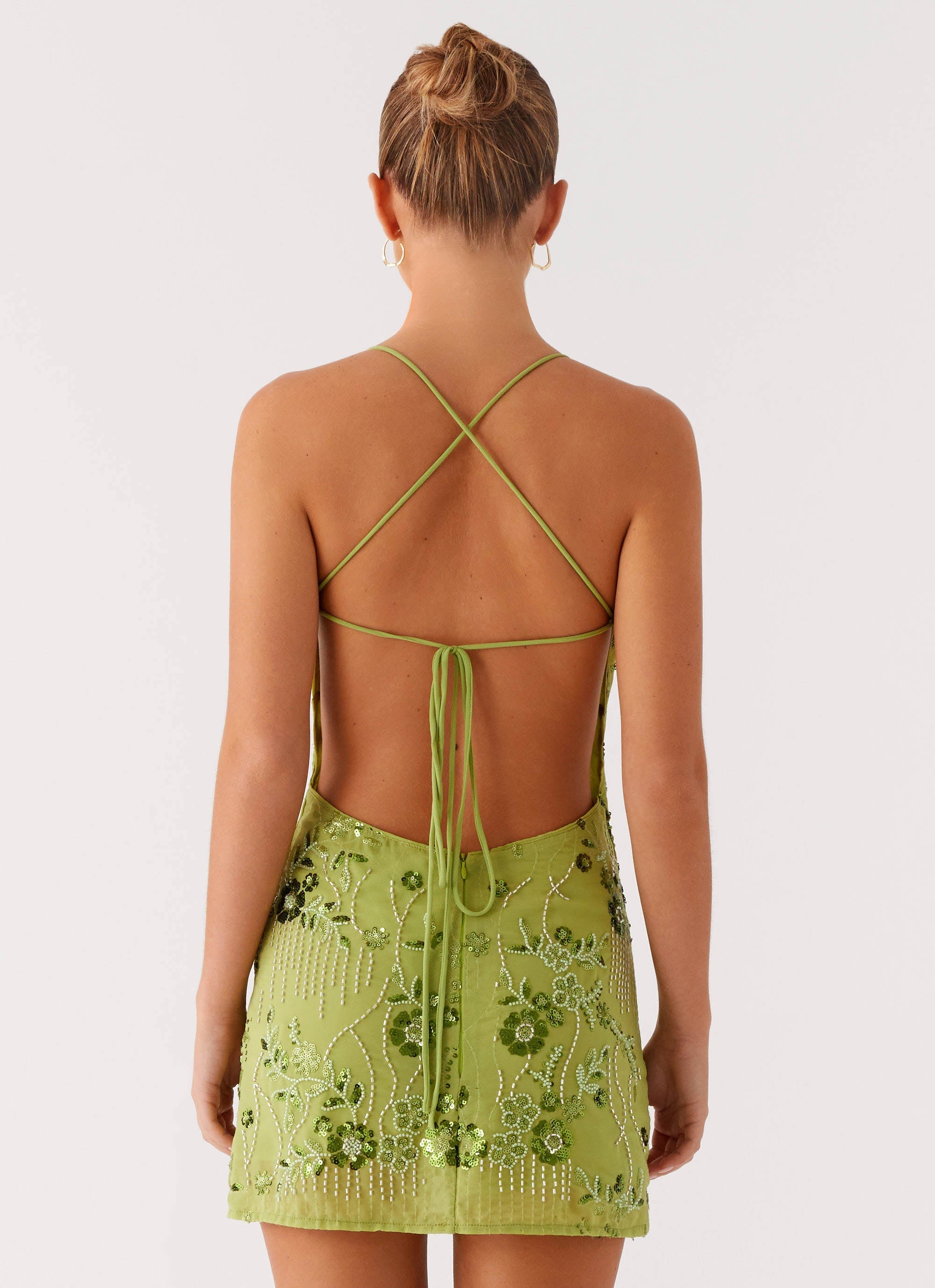 Valencia Beaded Mini Dress