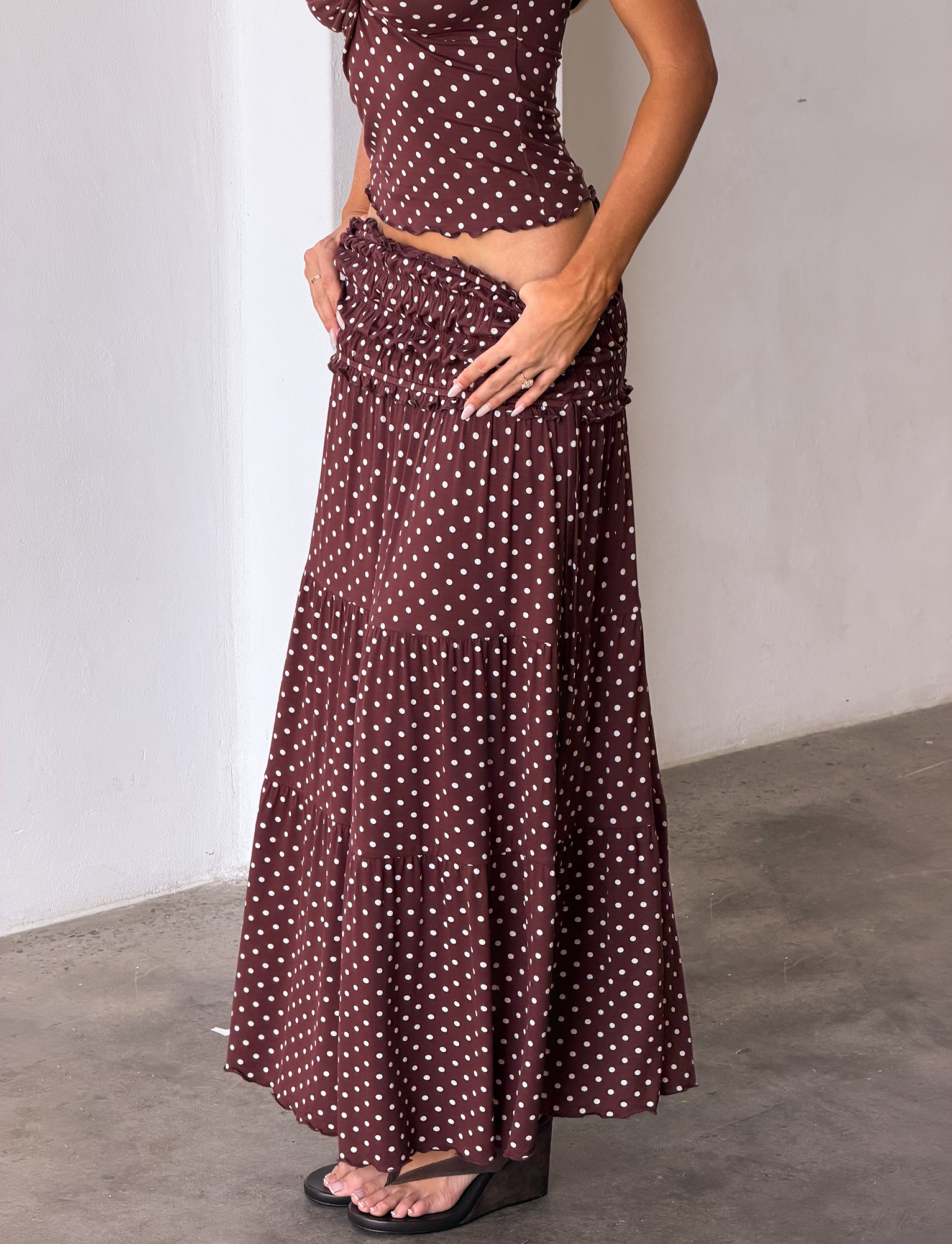 Solea Jersey Maxi Skirt