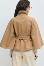 Serena Belt Cape Coat