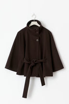 Serena Belt Cape Coat