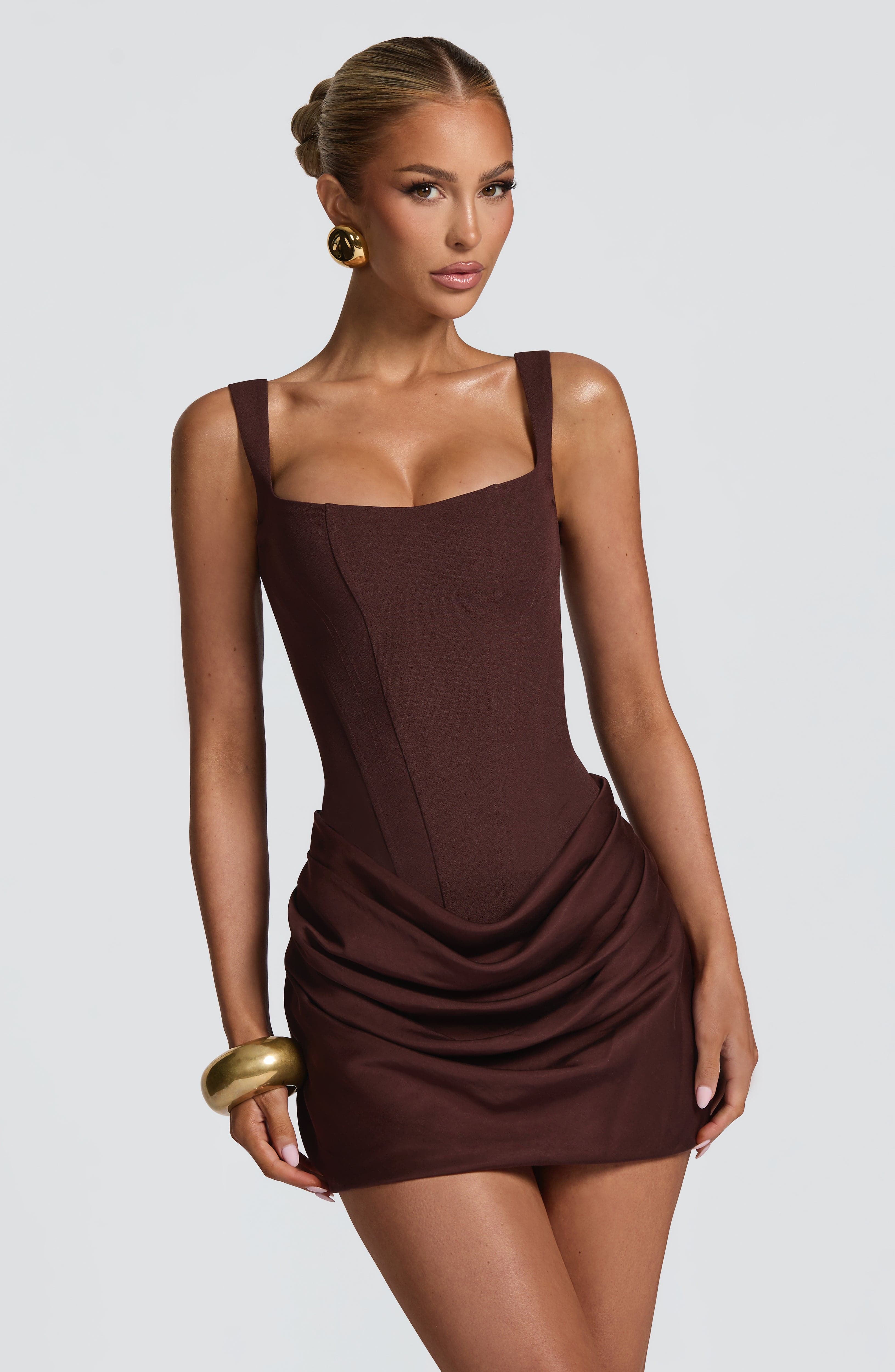 Seraphina | Satin Mini Dress