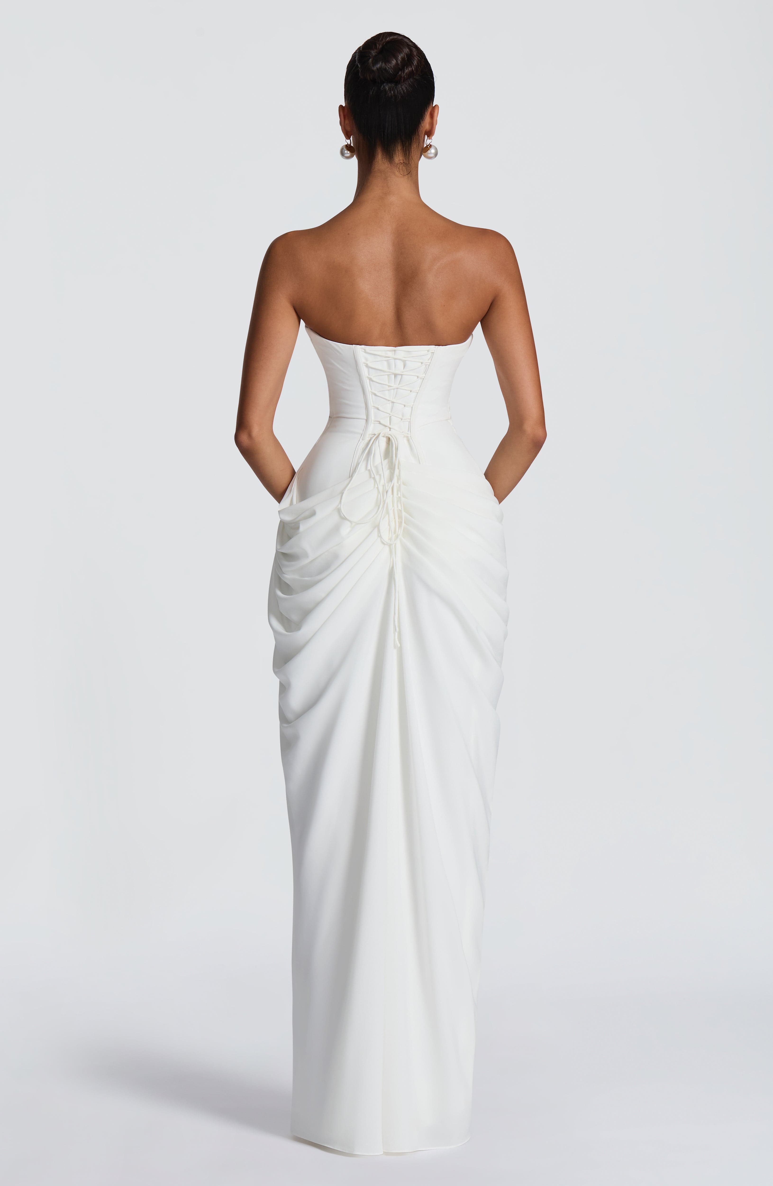 Cyrene Draped Maxi Dress