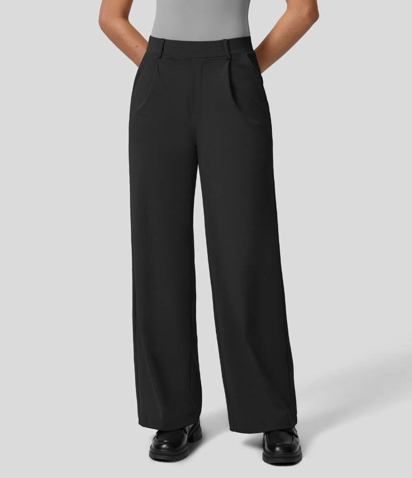 Lunara Wide-Leg Trousers