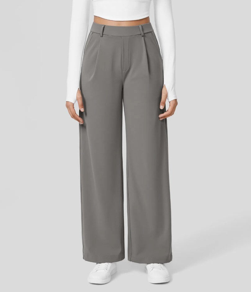 Lunara Wide-Leg Trousers