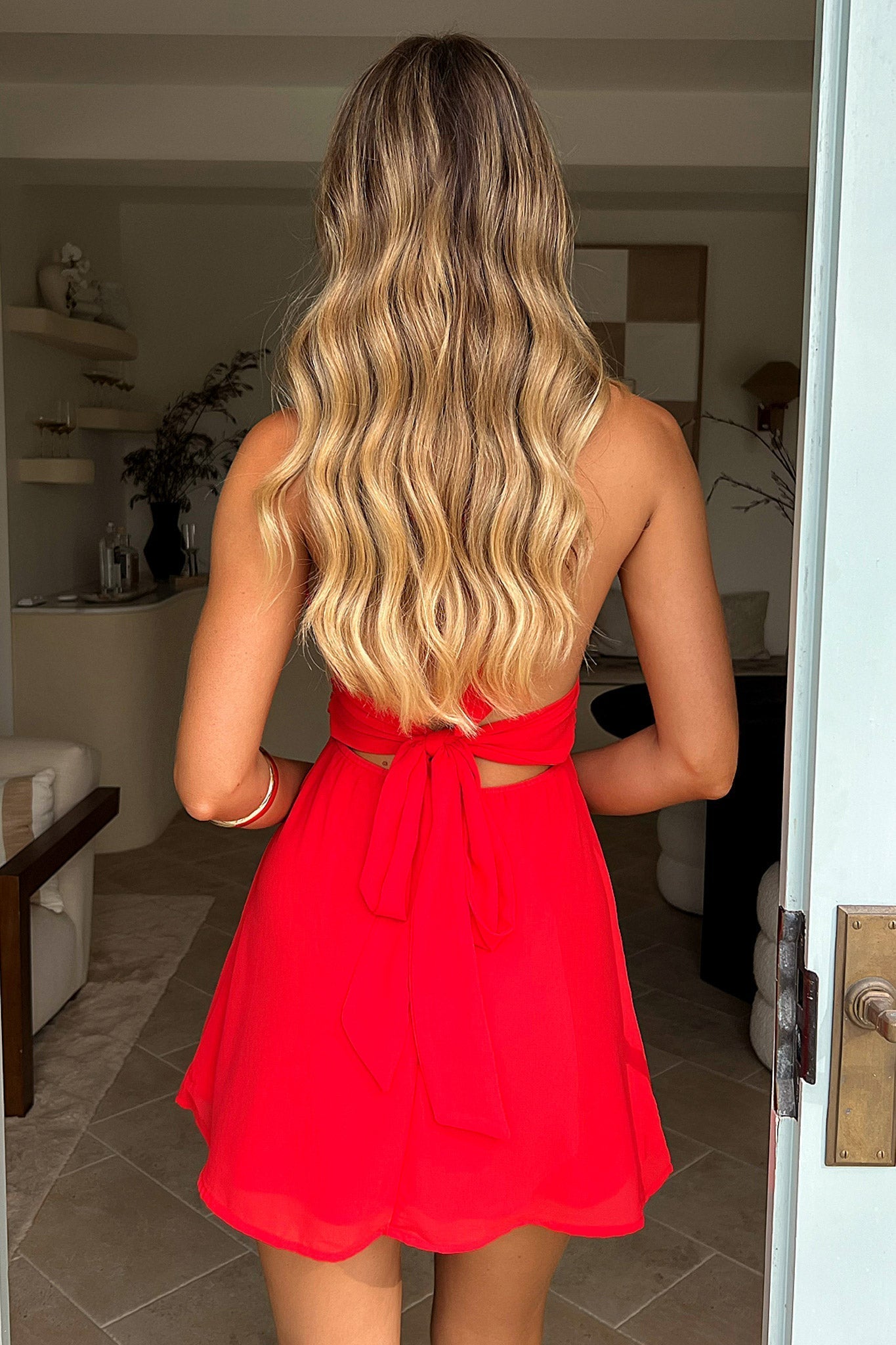 Elenor Open Back Dress
