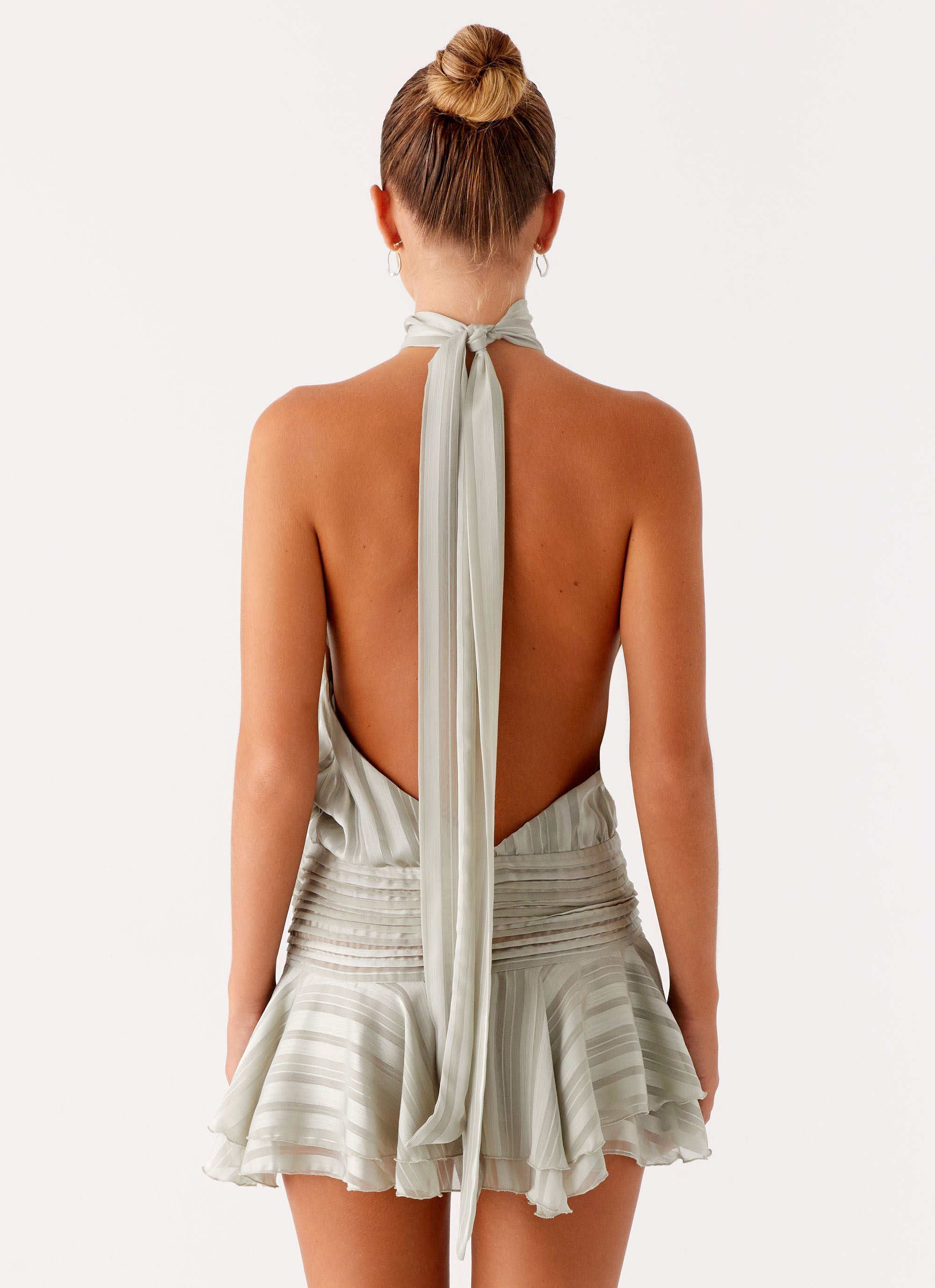 Solene Chiffon Mini Dress