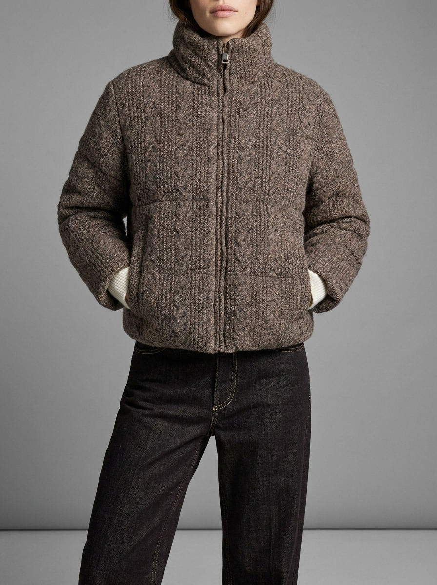 Shield Puffer Jacket | Glacier