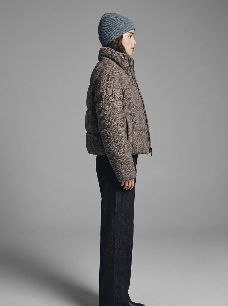 Shield Puffer Jacket | Glacier