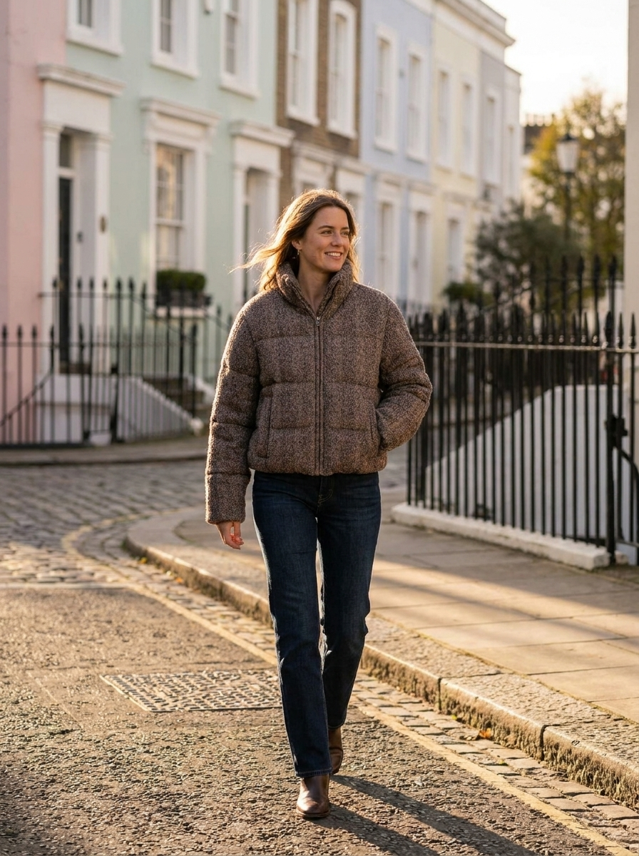 Shield Puffer Jacket | Glacier
