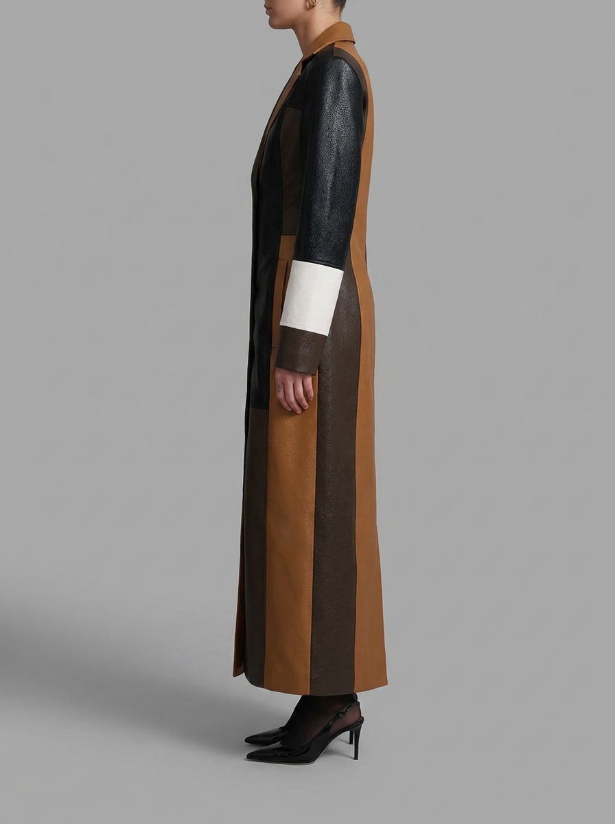 Leather Coat | Abrico