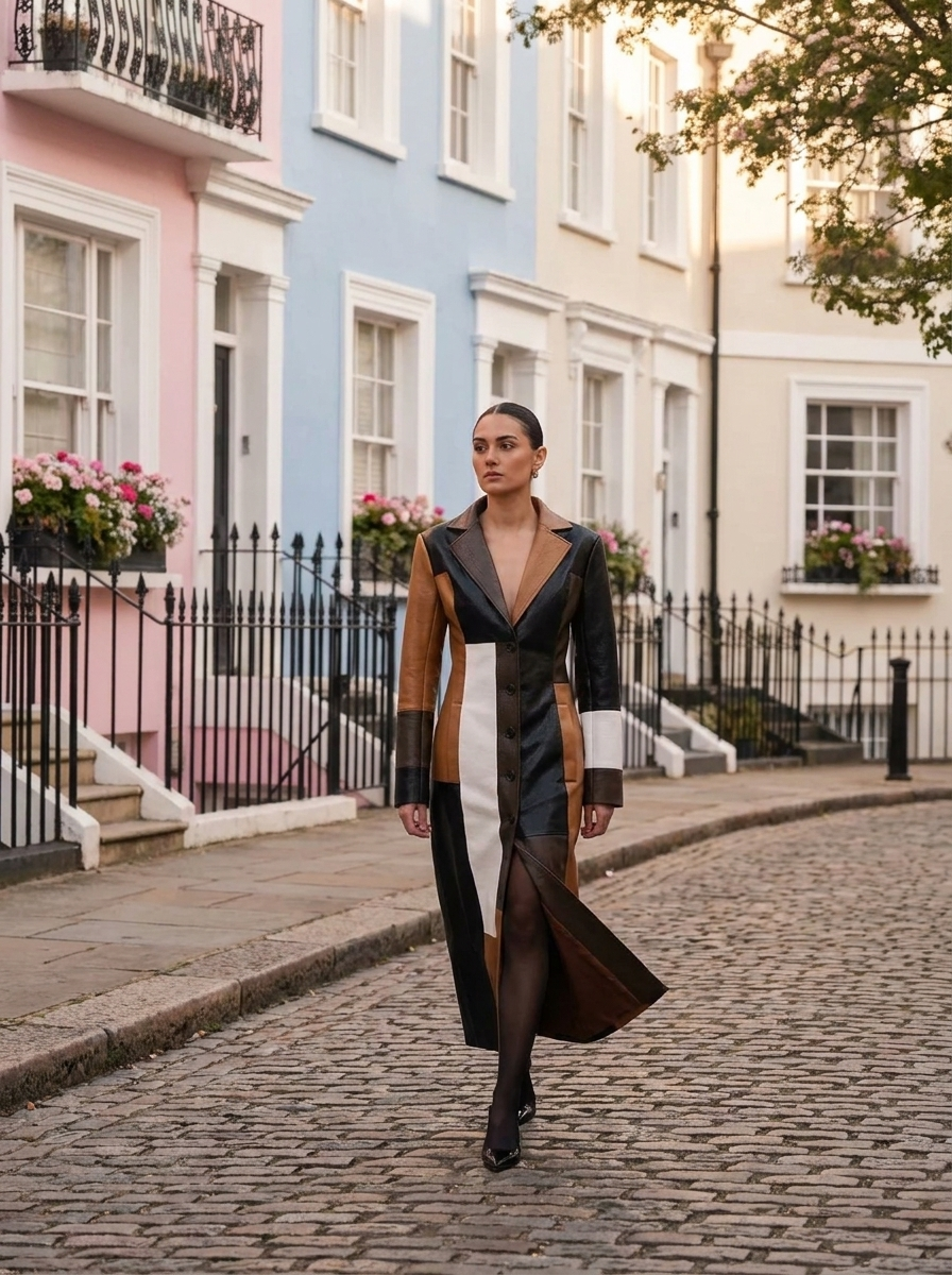 Leather Coat | Abrico