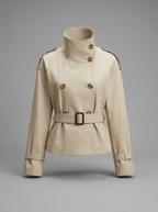 Cropped Belted Trench | Mia