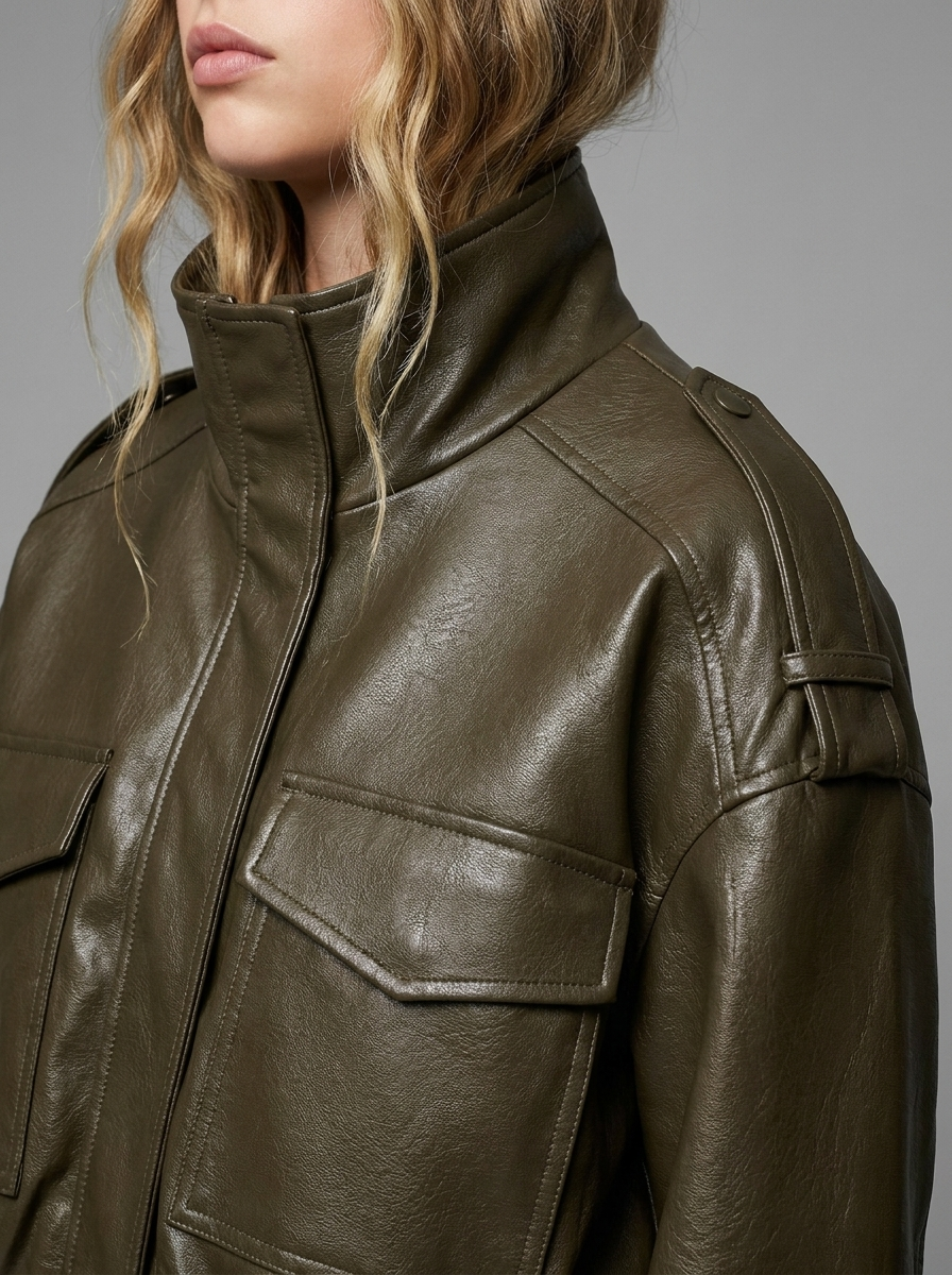 Short Leather Jacket | Ryder