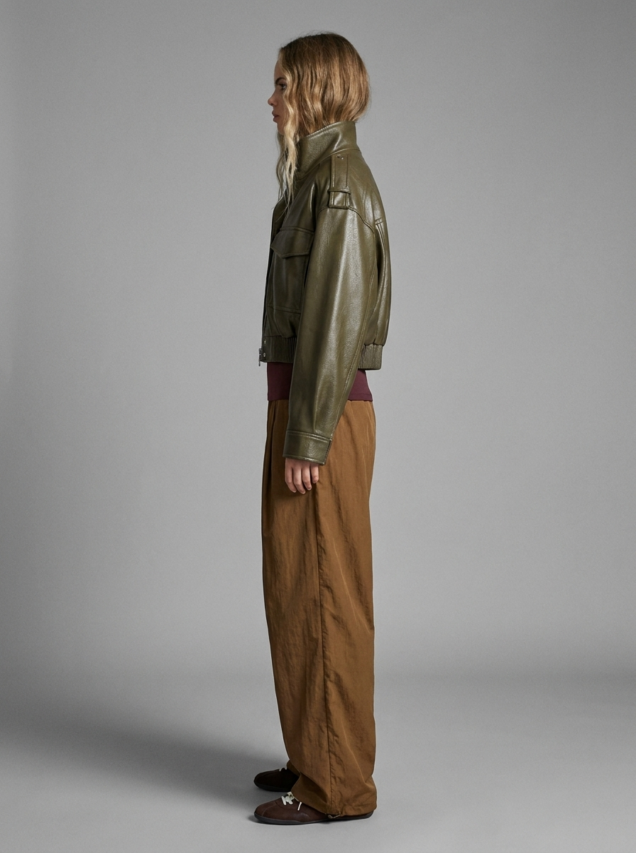 Short Leather Jacket | Ryder