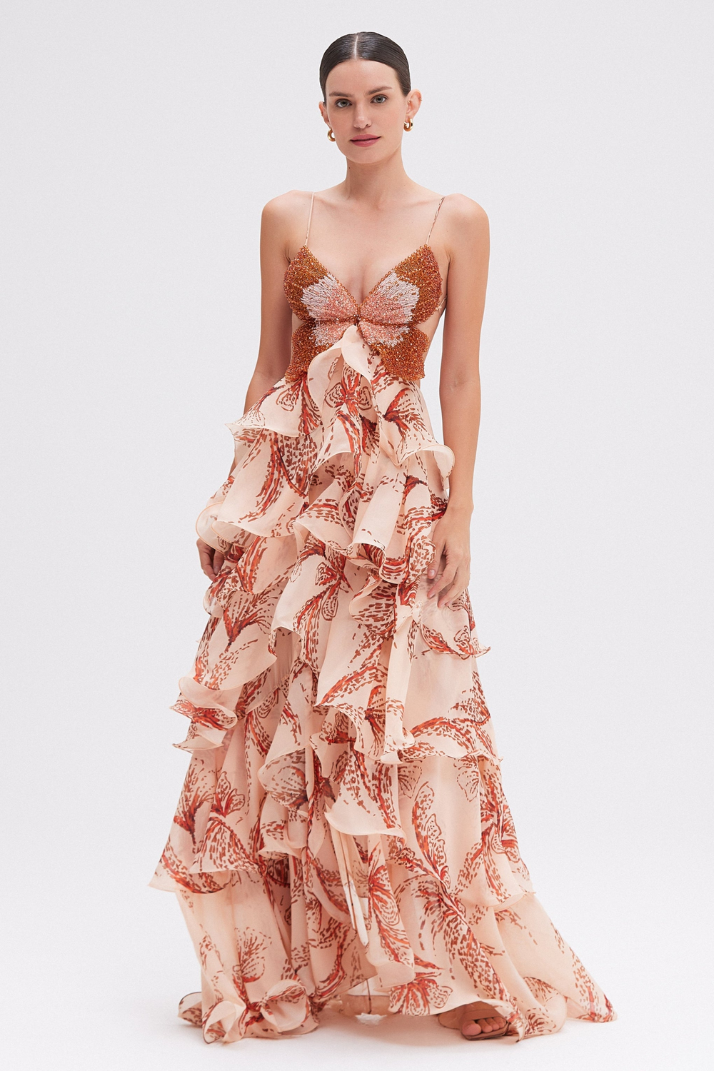 Mariposa Ruffle Maxi