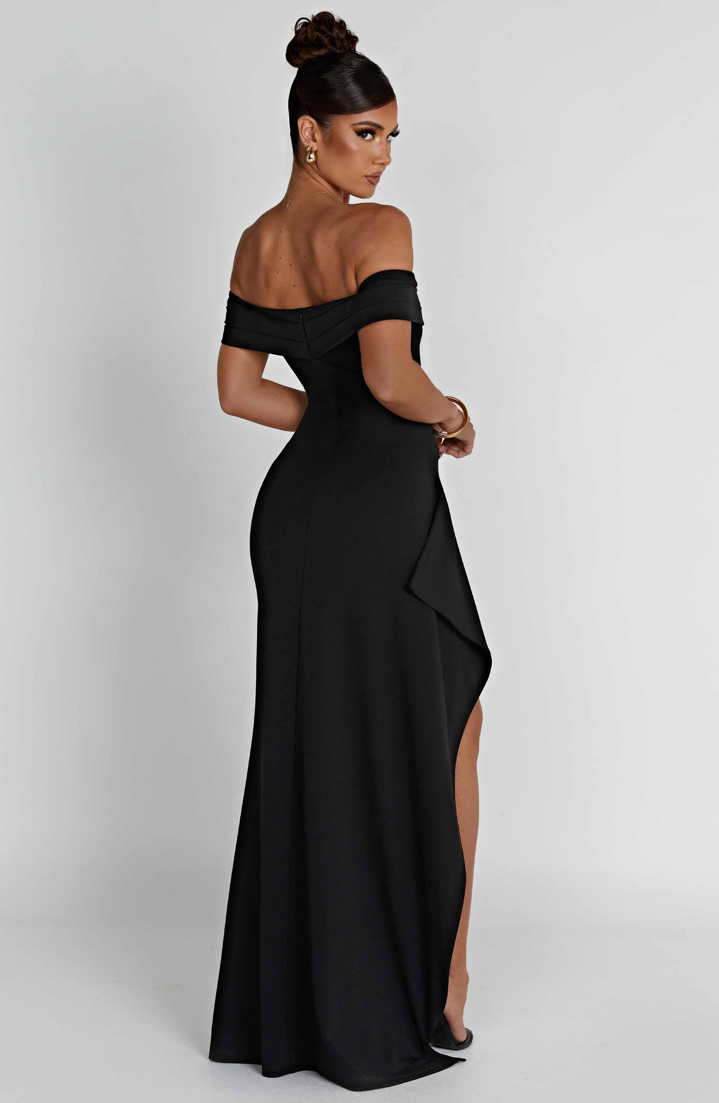 Élan Bardot Maxi Dress