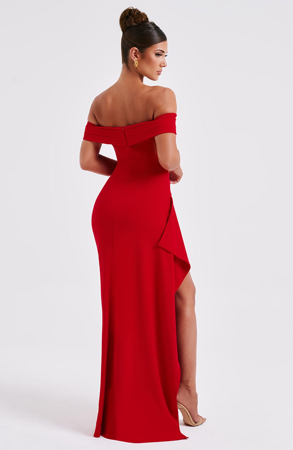 Élan Bardot Maxi Dress