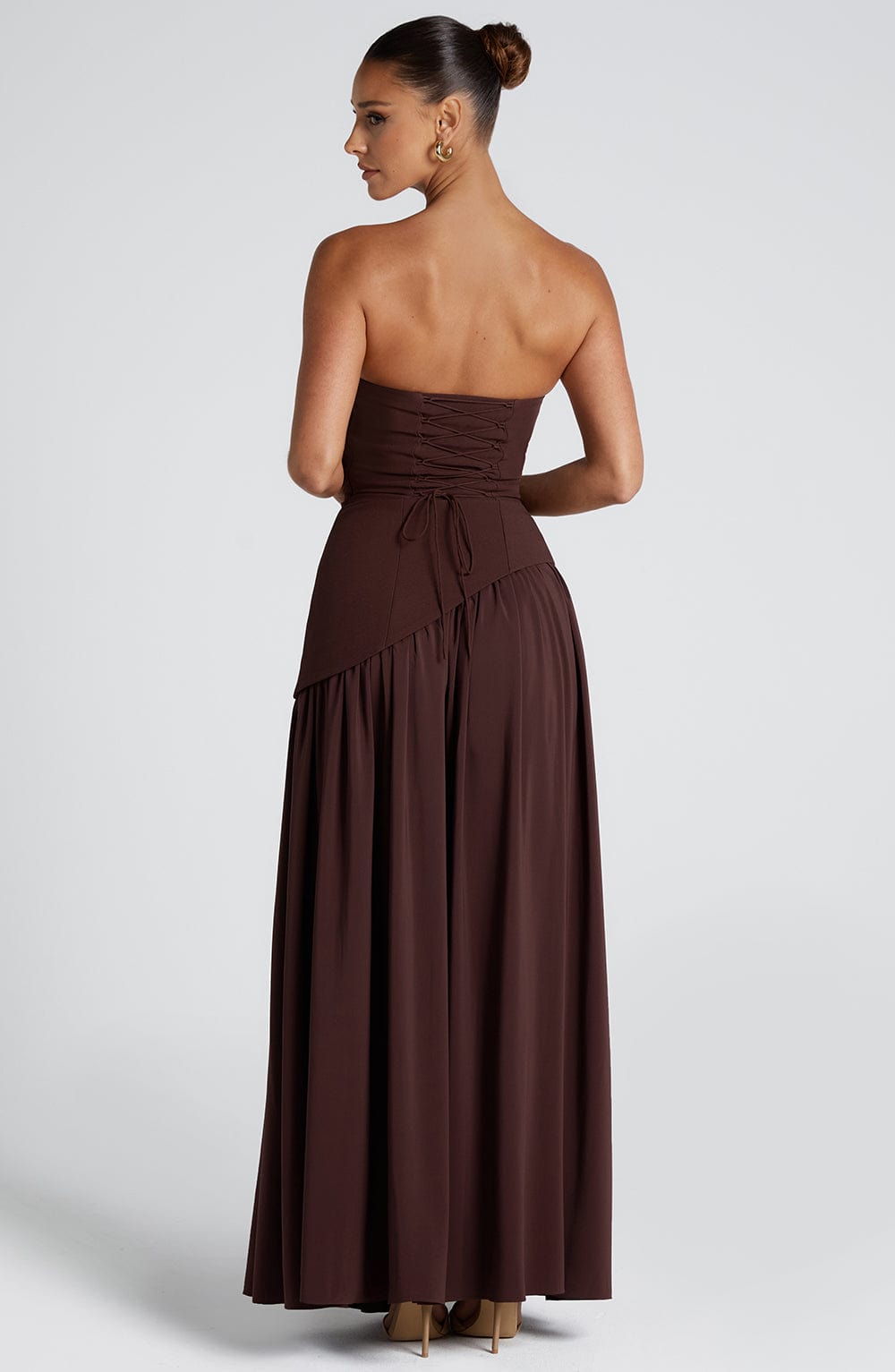Aveline Split Chiffon Gown