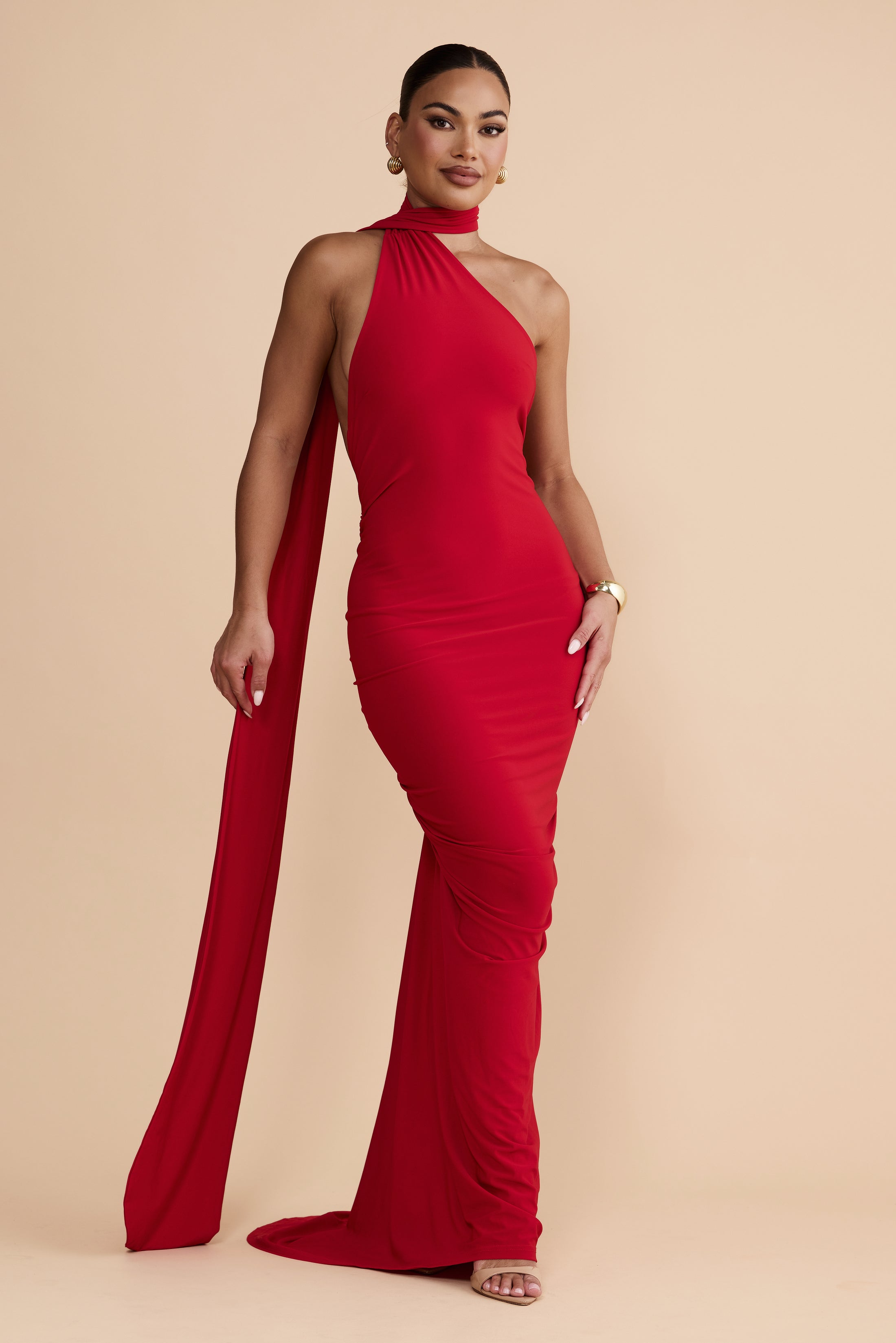 Aurelia One Shoulder Gown
