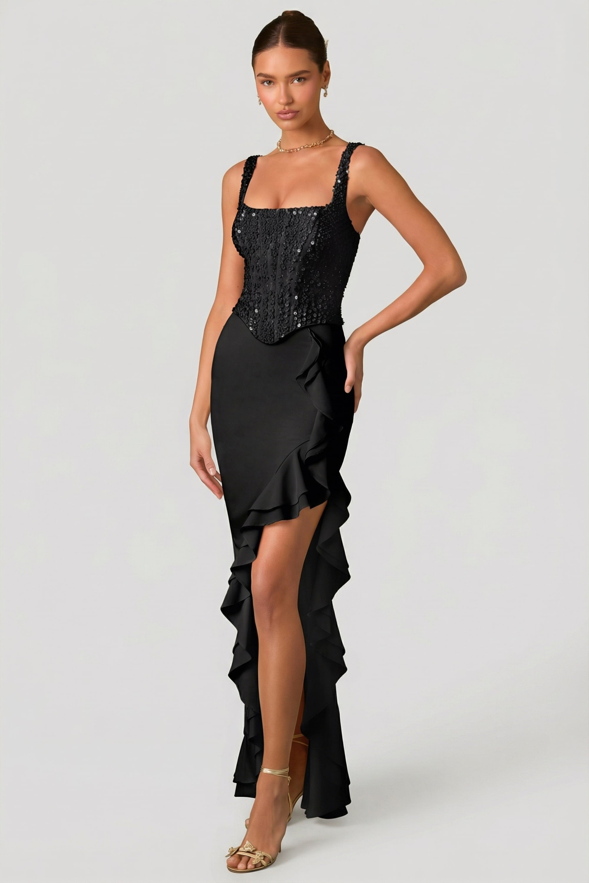 Riviera Corset Maxi Dress