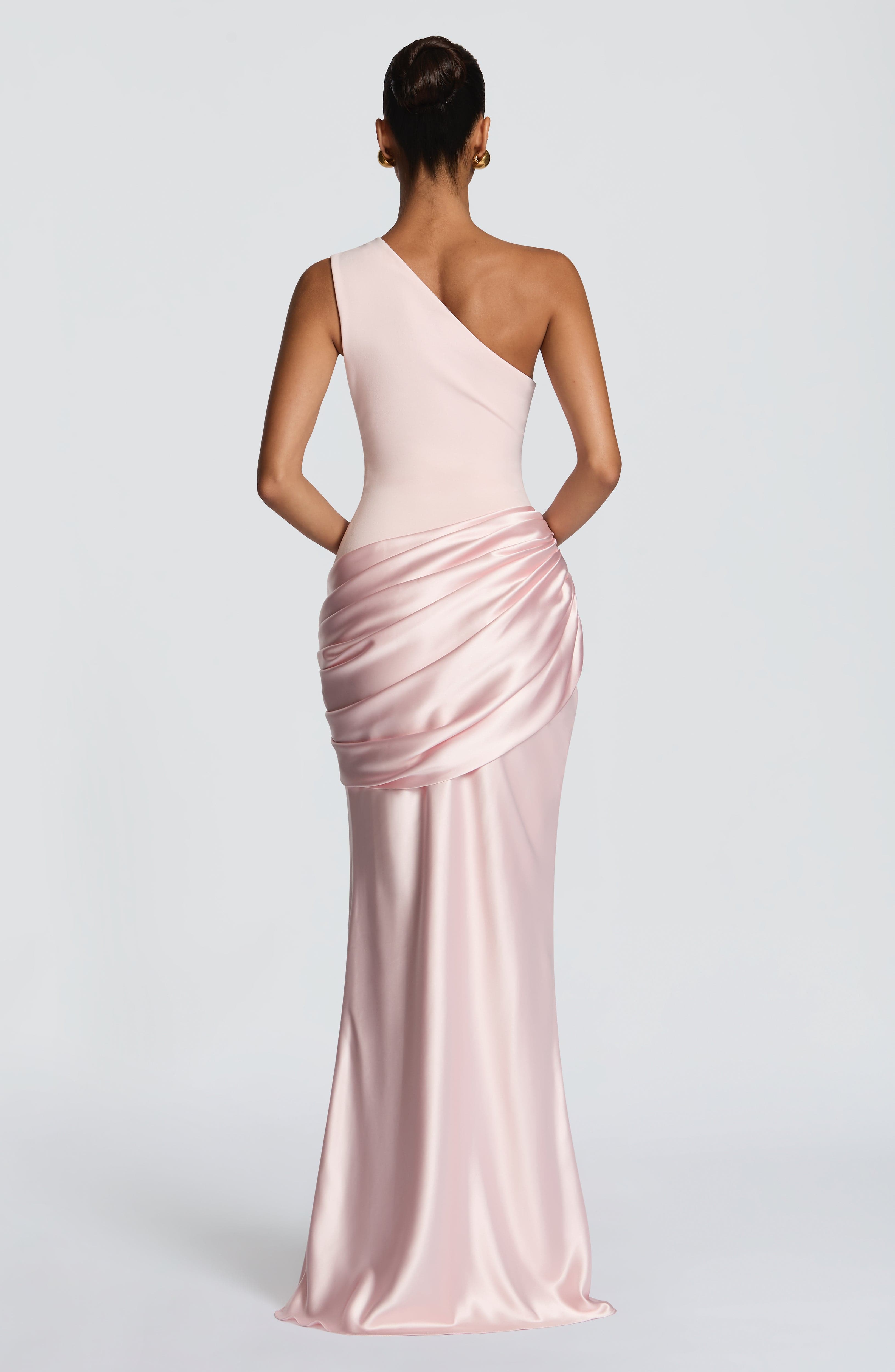 Glacier One Shoulder Gown