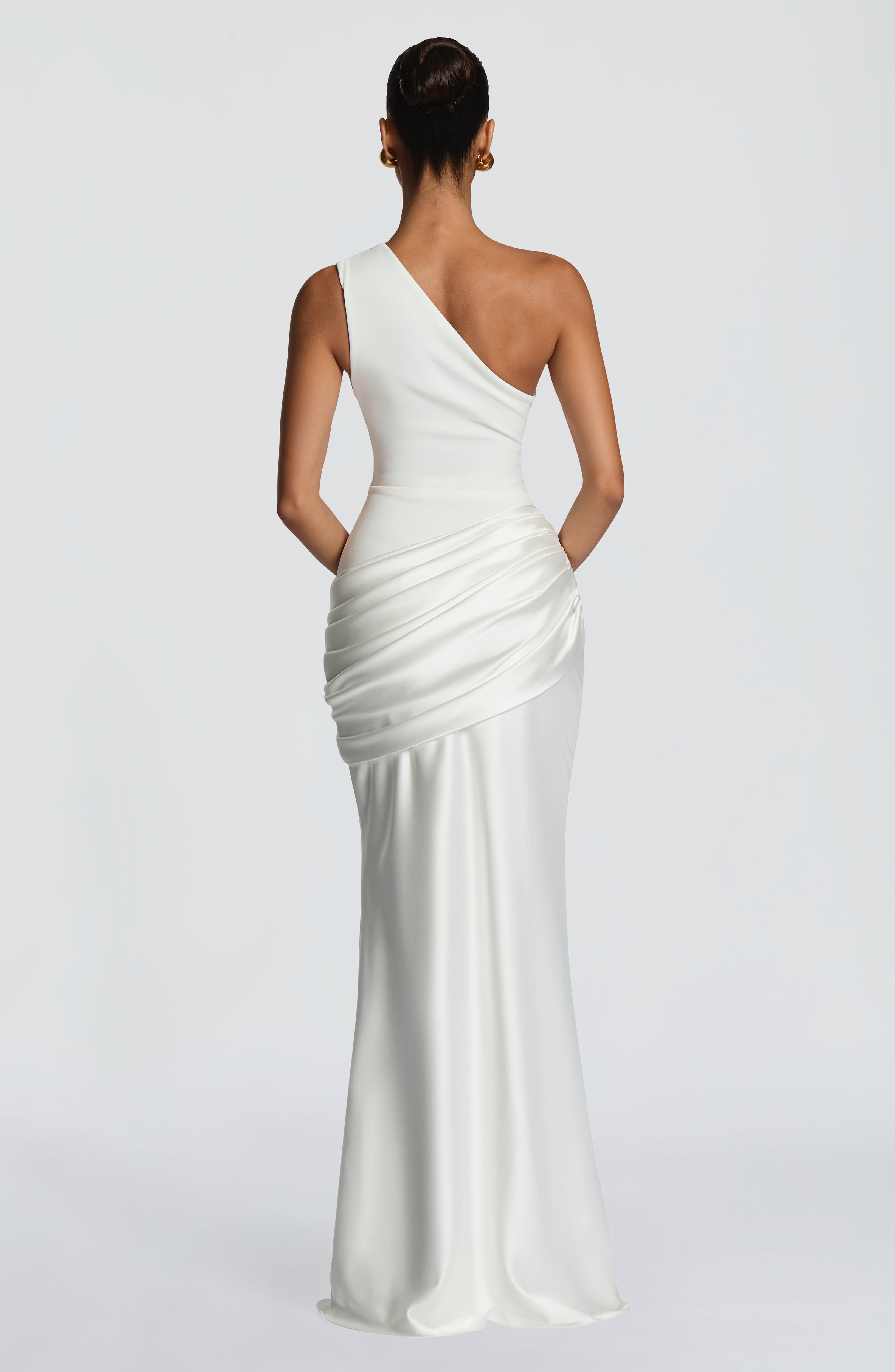 Glacier One Shoulder Gown