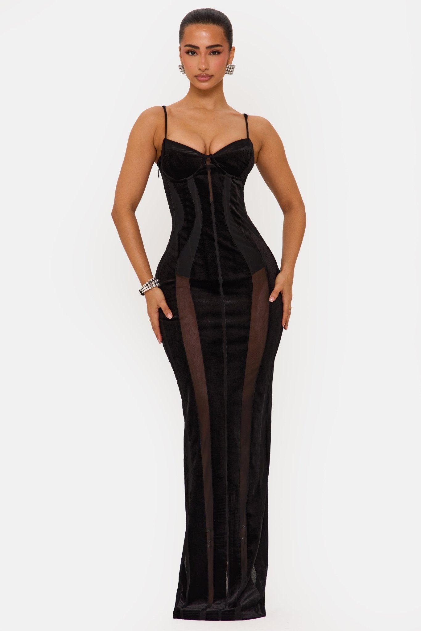 Veloura Sculpt Maxi Dress