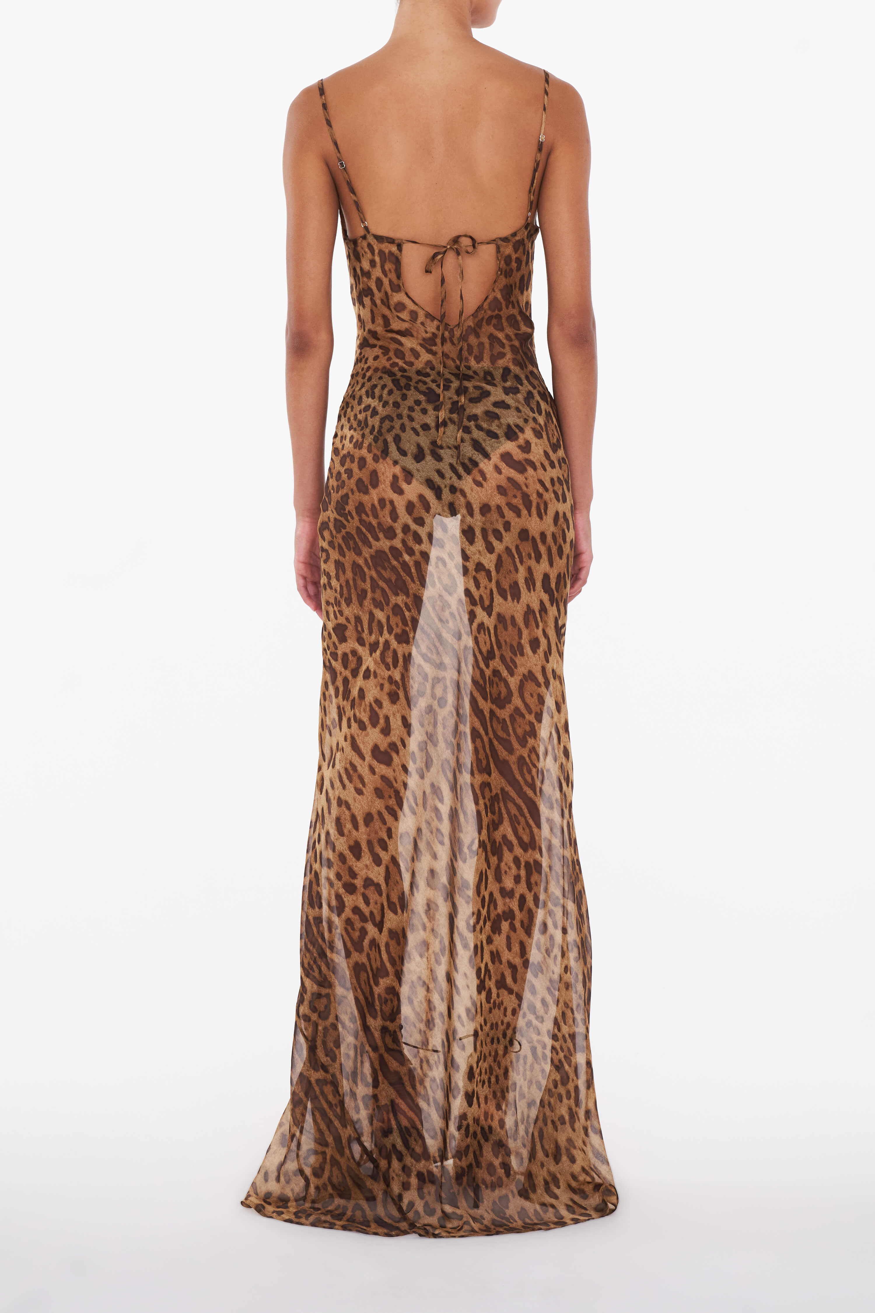 Valentina Leopard Maxi Dress