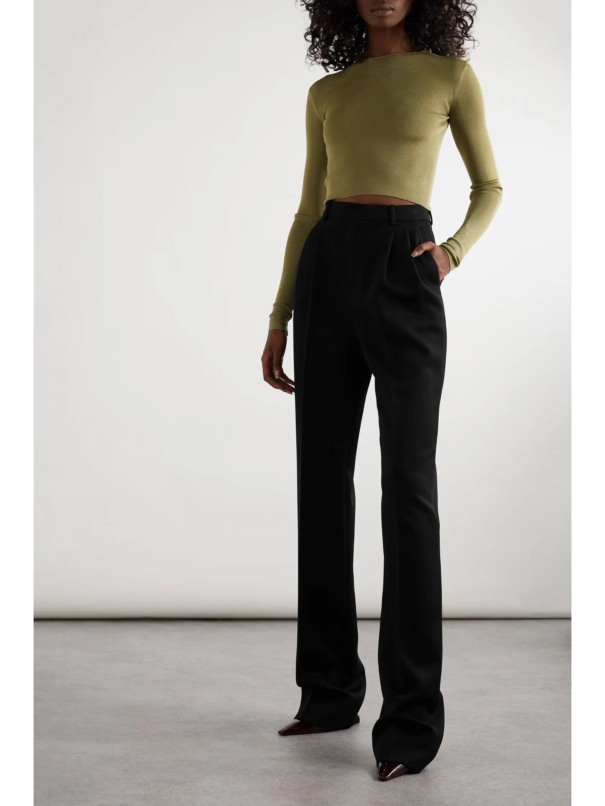Raina Wide-Leg Trousers